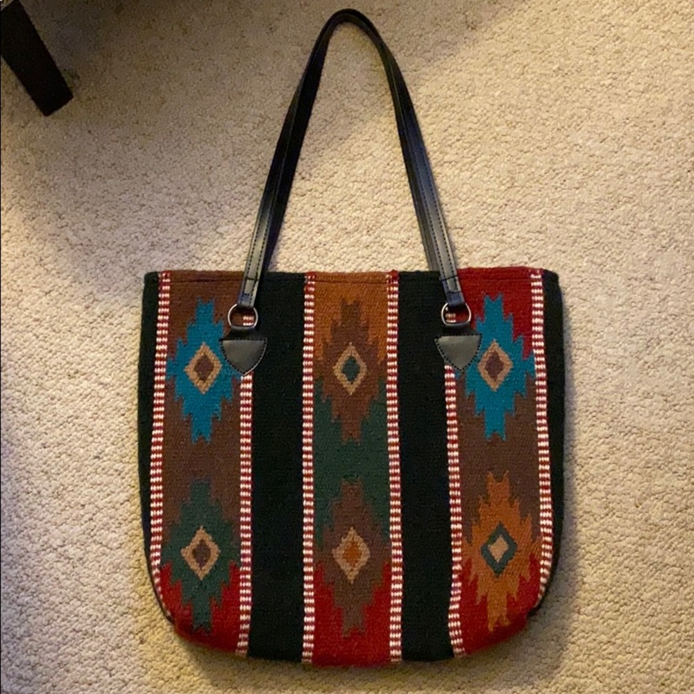 NWOT Serape tote bag